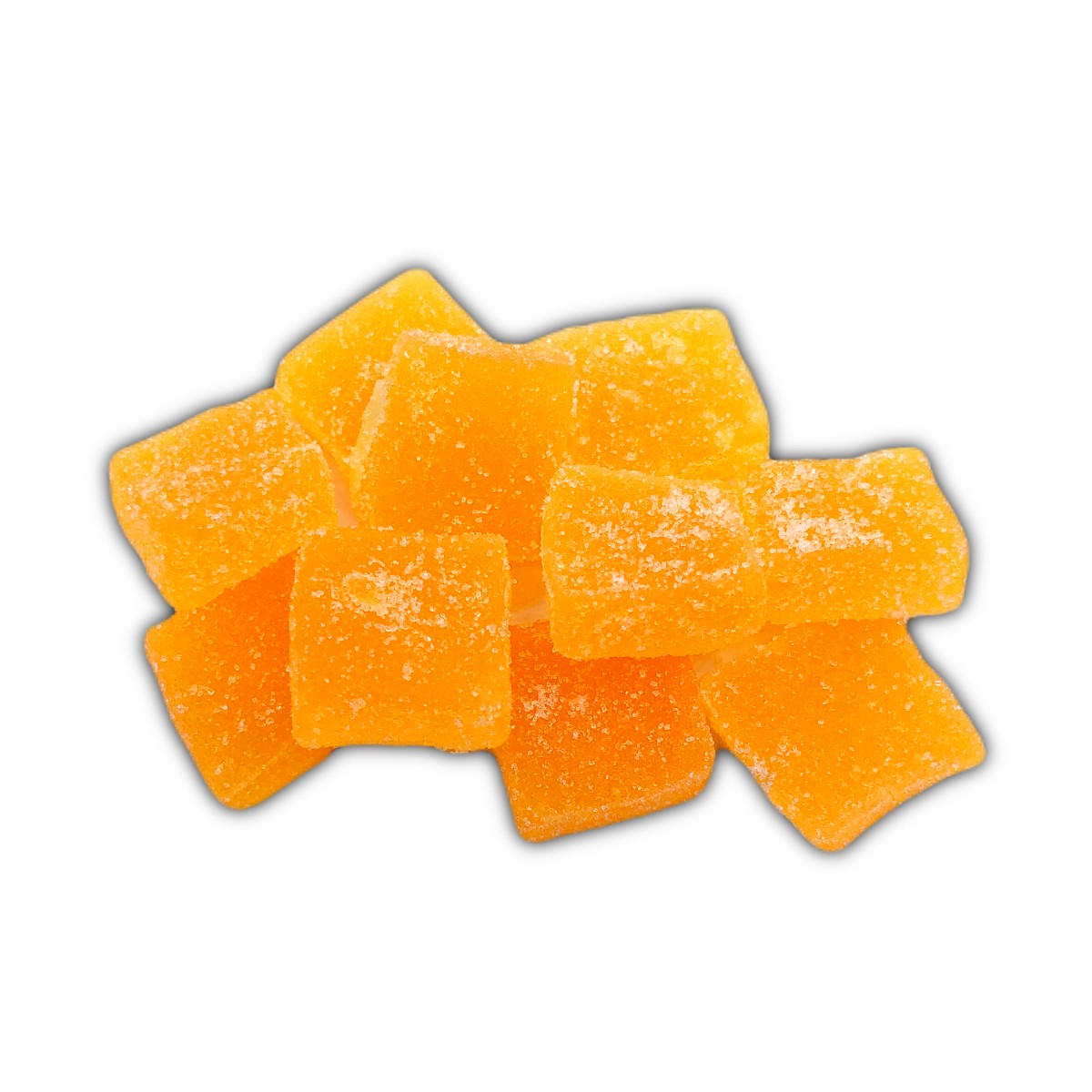 Peach Cubes Fully Loaded Gummies | Delta 8 Candy | 500mg | 10 PCS